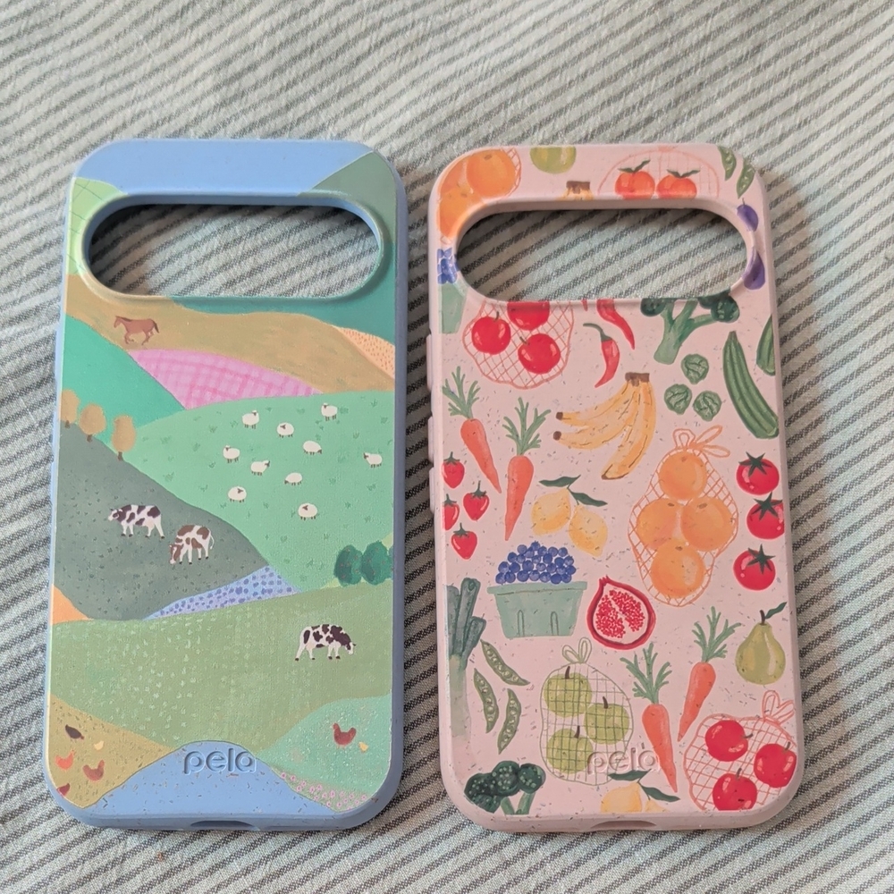 Pela Colorful Pastures & Fruit Pattern Phone Case Duo